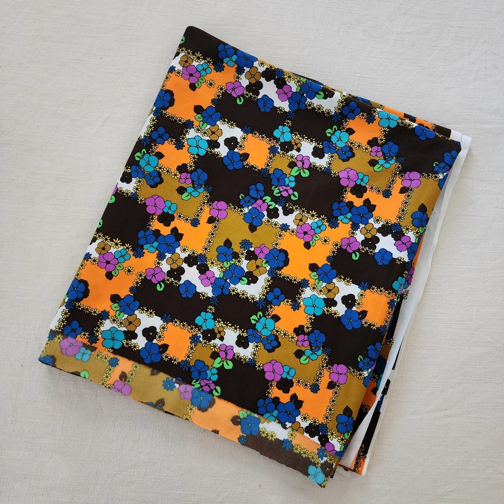 Vintage Floral Patchwork Fabric